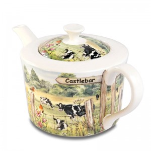 4 cup teapot COW