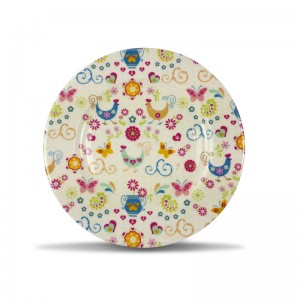 856720 cm round plate - FUNKY HEN