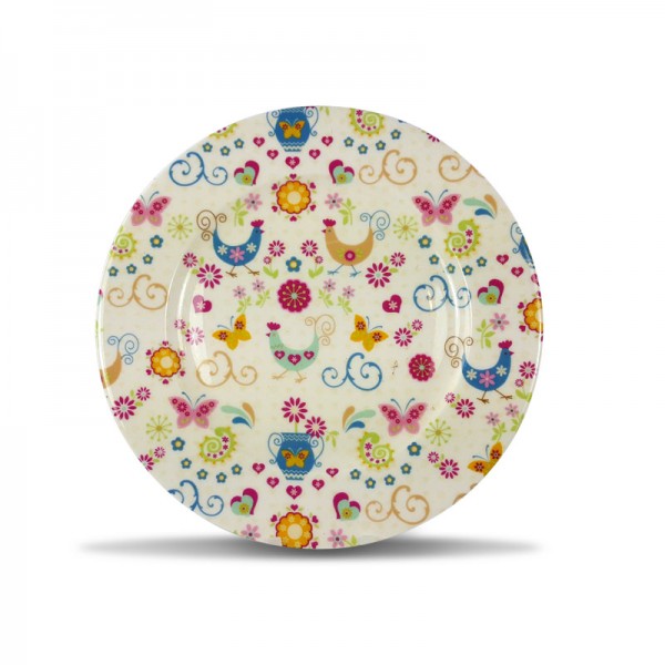 856720 cm round plate - FUNKY HEN